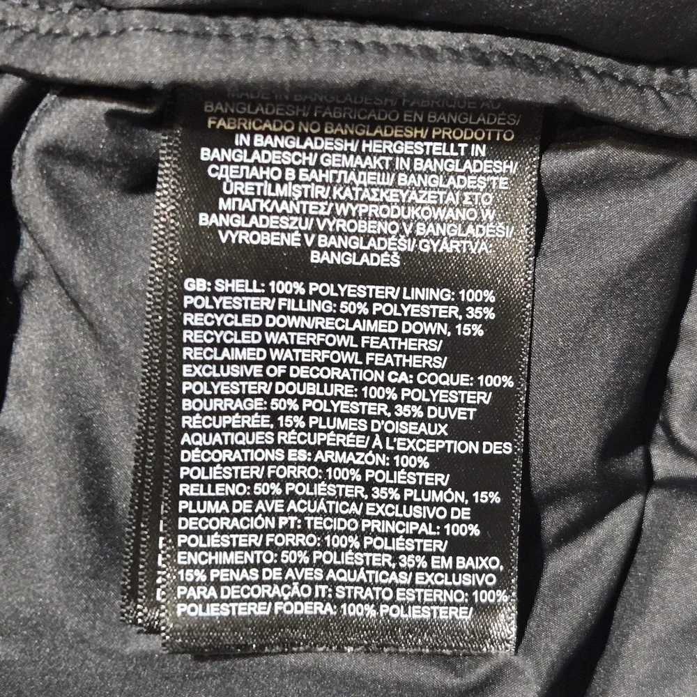 The North Face Aconcagua 3 Down Puffer Vest XL Black F24 Model NF0A84IK - READ